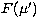 $F(\mu')$