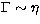 $\Gamma \sim \eta$