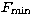 $F_{\rm min}$