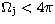 $\Omega_{\rm j}< 4\pi$