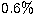 $0.6\%$