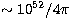 $\sim 10^{52}/4\pi$