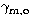 $\gamma_{\rm m,o}$