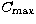 $C_{\rm max}$