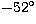 $-52^\circ$
