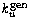 ${\it k}_{\it u}^{\rm gen}$