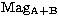 $\rm Mag_{A+B}$