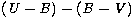 $({\it U}-{\it B})-({\it B}-{\it V})$