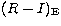 $(R-I)_{\rm 
E}$