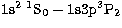 $\rm 1s^2~^1S_0 -
1s3p ^3P_2$