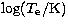 $\log(T_{\rm e}/{\rm K})$