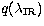 $q(\lambda_{\rm IR})$