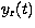 $y_{\rm r}(t)$