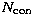 $N_{\rm con}$
