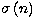 $\sigma \left( n\right)$