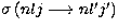 $\sigma \left( nlj\longrightarrow nl^{\prime }j^{\prime }\right) $