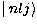 $\mid nlj\rangle $