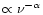 $\propto \nu^{-\alpha}$