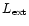 $L_{\rm ext}$