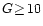 $G\!\geq\!10$