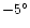 $-5^\circ$