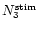 $N_3^{{\rm stim}}$
