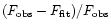 $(F_{{\rm obs}}-F_{{\rm fit}})/F_{{\rm obs}}$