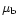 $\mu_{{\rm b}}$