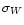$\sigma_W$