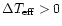 $\Delta T_{\rm eff} > 0$