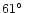 $61\hbox {$^\circ $ }$