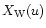 $X_{\rm W}(u)$
