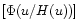 $[\Phi(u/H(u))]$