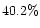 $40.2\%$