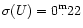 ${
\sigma(U)=0{}^{\rm m}\!\!\!.\,22}$