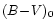 ${(B\!-\!V)_0}$