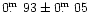 ${\rm0\hbox{$.\!\!^{\rm m}$ }93 \pm 0\hbox{$.\!\!^{\rm m}$ }05}$