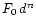 ${ F_0\,d^n}$