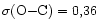 $\sigma \rm (O {-}C) = 0,36$