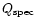 $Q_{\rm spec}$