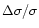 $\Delta
\sigma/\sigma$