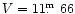 $V=11\hbox{$.\!\!^{\rm m}$ }66$