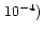 $\,10^{-4})$