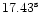 $17.43^{\rm s}$