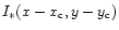 $I_*(x-x_{\rm c},y-y_{\rm c})$