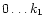 $0 \ldots k_{\rm 1}$