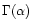$\Gamma(\alpha)$