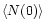 $\left\langle
N(0)\right\rangle$