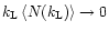 $k_{\rm L}
\left\langle N(k_{\rm L})\right\rangle\rightarrow0$