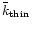 $\bar k_{\rm thin}$